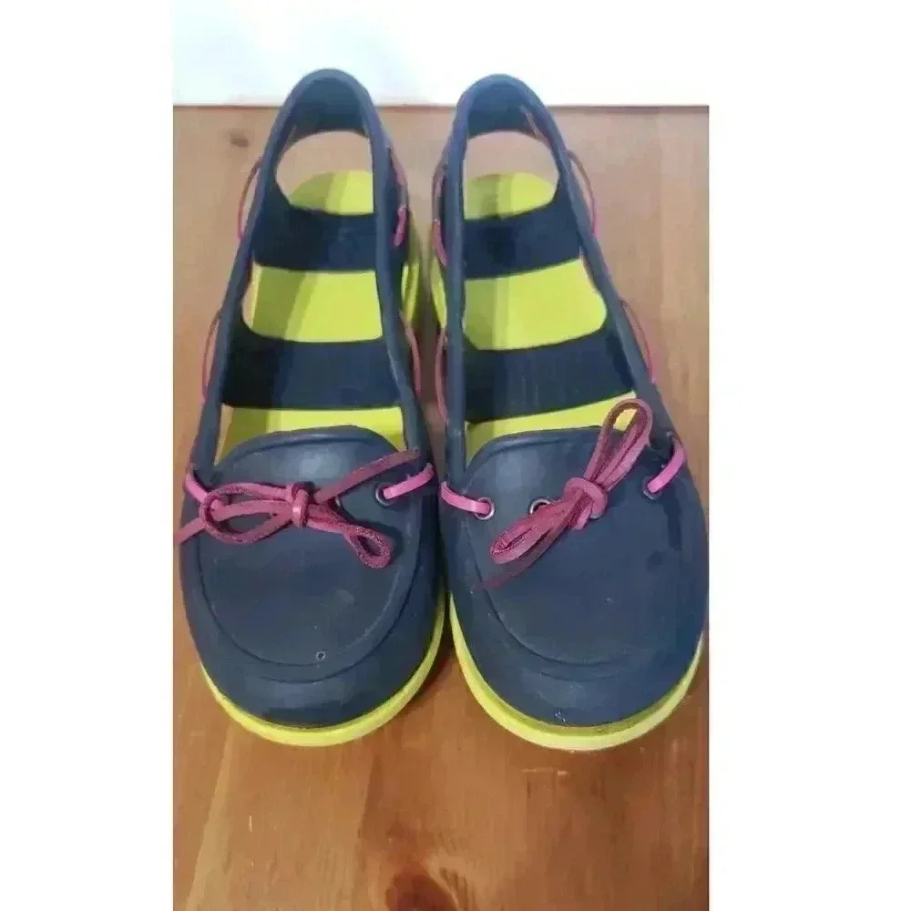 Crocs‎ beach line slip on boat shoes womens size 10